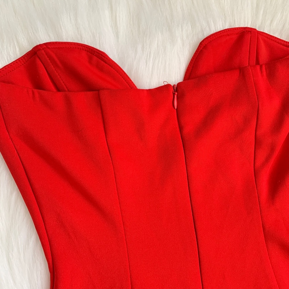 tobi red mini dress - Picture 4 of 6